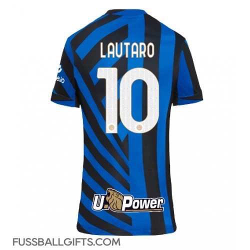 Inter Milan Lautaro Martinez #10 Fußballbekleidung Heimtrikot Damen 2024-25 Kurzarm